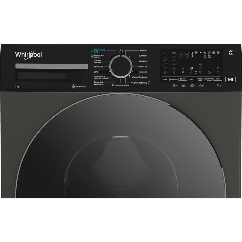 Whirlpool Pralka Wolnostojące WAM 764GKBC PL Szary Manhattan Ładowany od frontu A Control panel