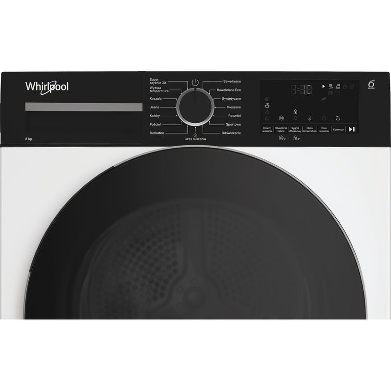 Whirlpool Suszarka MX WSD 83M WBS PL Biel Control panel