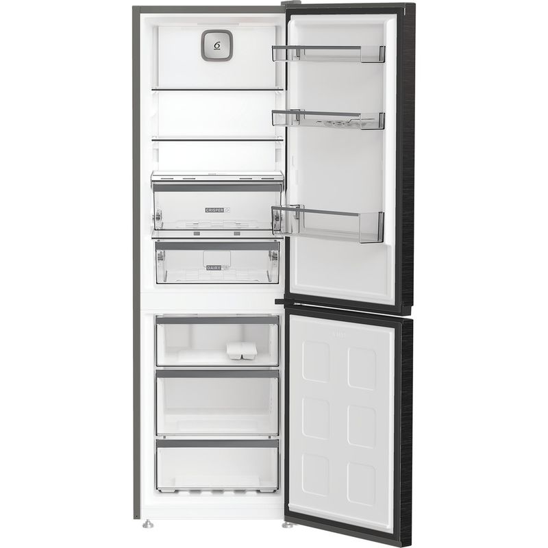 Whirlpool Lodówka z zamrażarką Wolnostojące WHK 26363 XBR5E ARC 764 Manhattan Gray Dwudrzwiow(y)a Frontal open