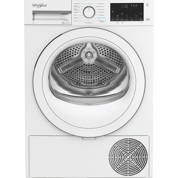 Whirlpool Suszarka C WSD 74M WWS PL Biel Frontal