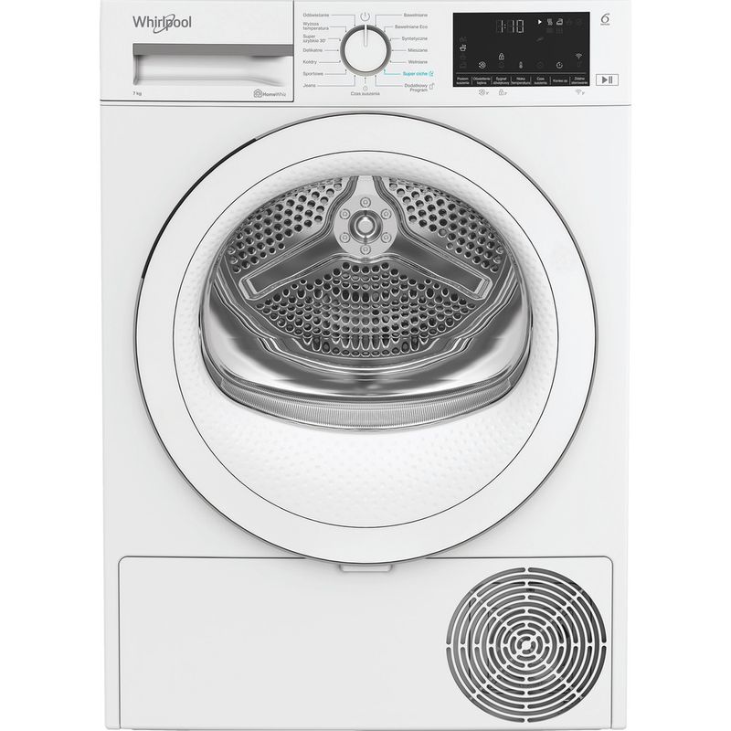 Whirlpool Suszarka C WSD 74M WWS PL Biel Frontal