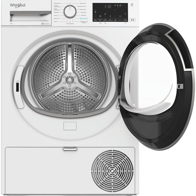 Whirlpool Suszarka C WSD 74M WWS PL Biel Frontal open