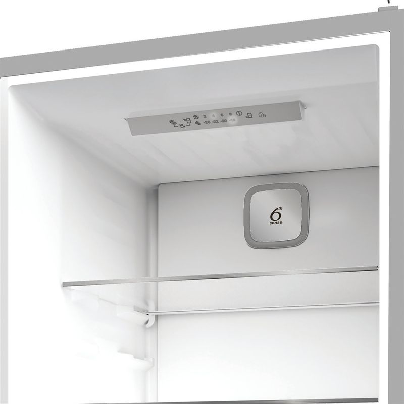 Whirlpool Lodówka z zamrażarką Wolnostojące WPC 83I XP New Silver – ARC 1035 Dwudrzwiow(y)a Control panel