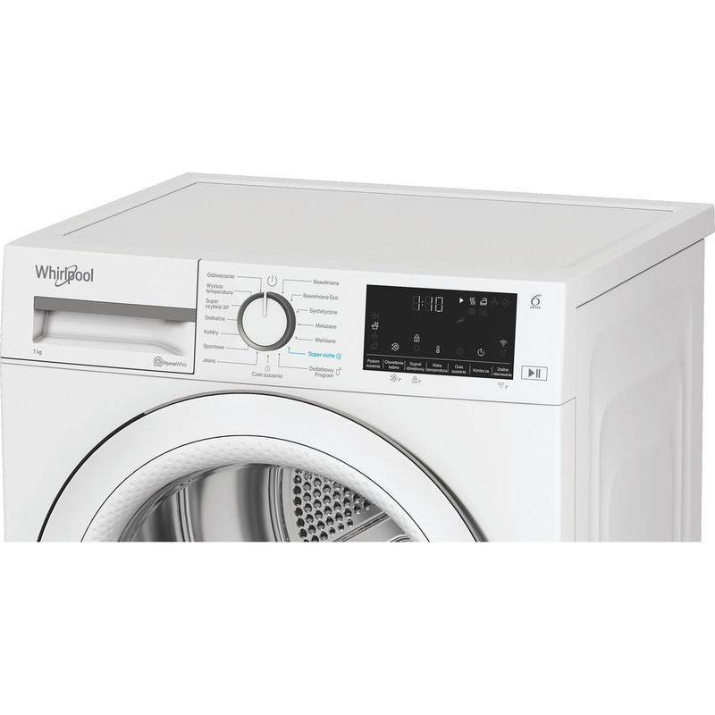 Whirlpool Suszarka C WSD 74M WWS PL Biel Lifestyle control panel