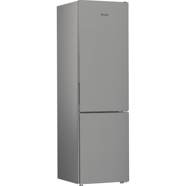 Whirlpool Lodówka z zamrażarką Wolnostojące WPC 82I XP2 New Silver – ARC 1035 Dwudrzwiow(y)a Perspective