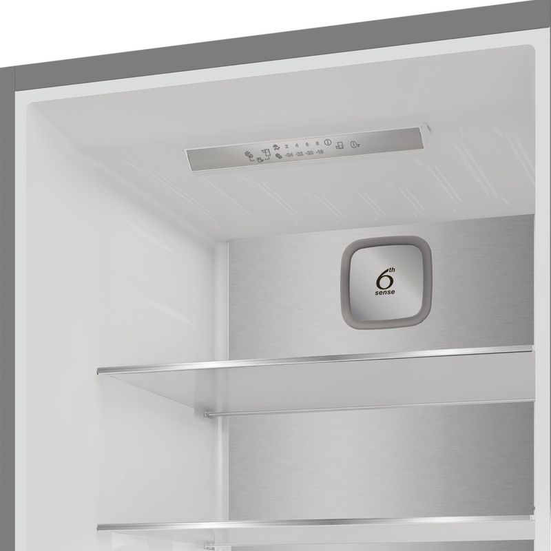 Whirlpool Lodówka z zamrażarką Wolnostojące WPC 94I XBR ARC 764 Manhattan Gray Dwudrzwiow(y)a Control panel