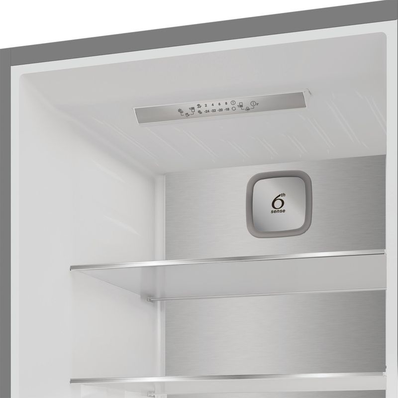 Whirlpool Lodówka z zamrażarką Wolnostojące WPC 95I XBR ARC 764 Manhattan Gray Dwudrzwiow(y)a Control panel