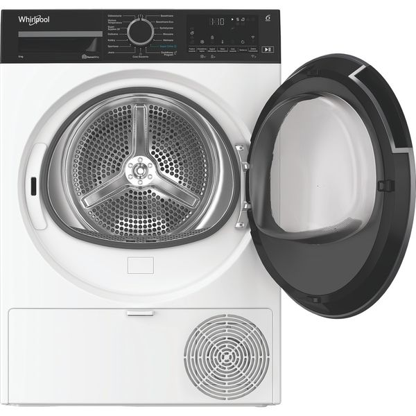 Whirlpool Suszarka WD 95 WBB PL Biel Frontal open
