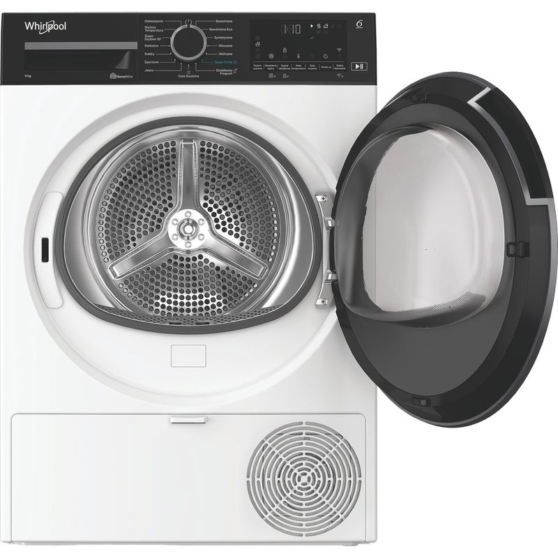 Whirlpool Suszarka WD 95 WBB PL Biel Frontal open
