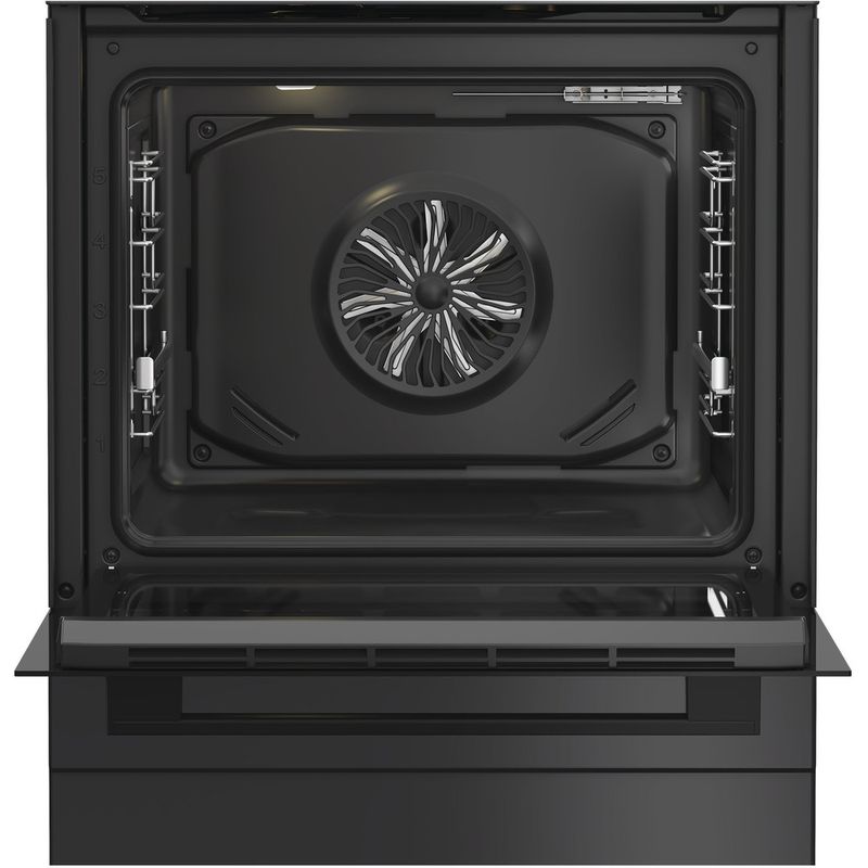 Whirlpool Kuchenka W6G8LSSAWTA Antracyt Gazowy Frontal open