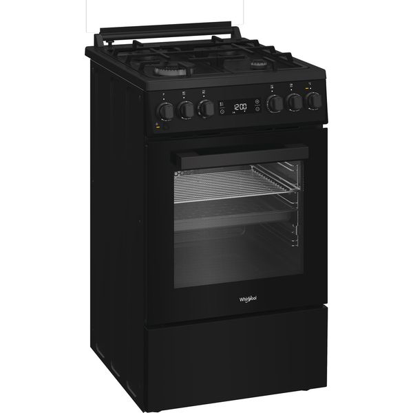 Whirlpool Kuchenka W5G8LMSWTB Czarny Gazowy Perspective
