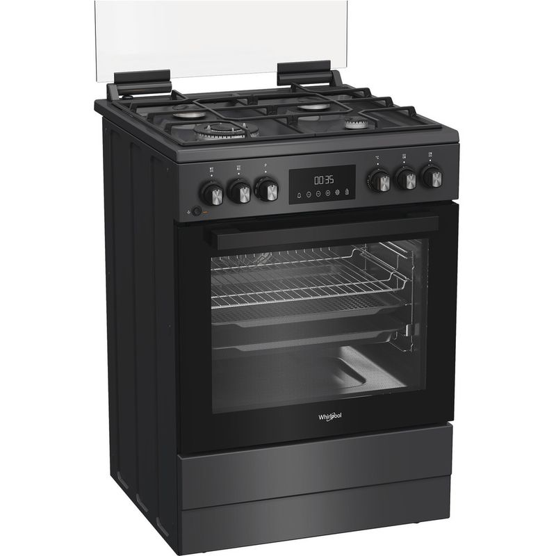 Whirlpool Kuchenka W6G8LSSAWTA Antracyt Gazowy Perspective