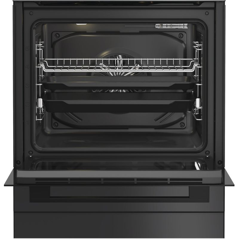Whirlpool Kuchenka W6G8LSSAWTA Antracyt Gazowy Lifestyle frontal open