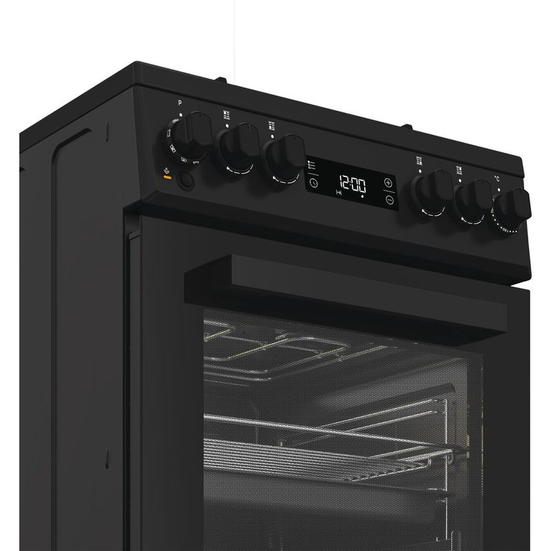 Whirlpool Kuchenka W5G8LMSWTB Czarny Gazowy Control panel