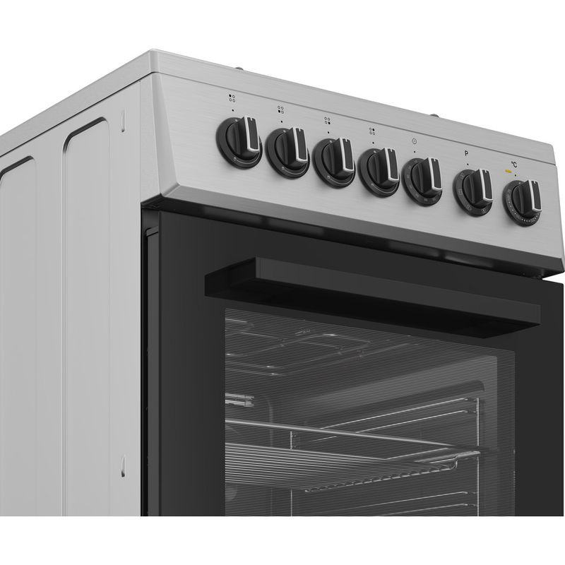 Indesit Kuchenka I5G5PMX Inox Gazowy Control panel