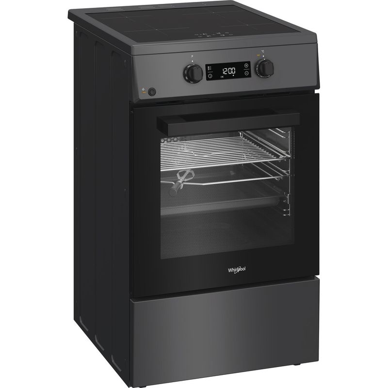 Whirlpool Kuchenka W5I8LCSTA Antracyt Elektryczny Perspective
