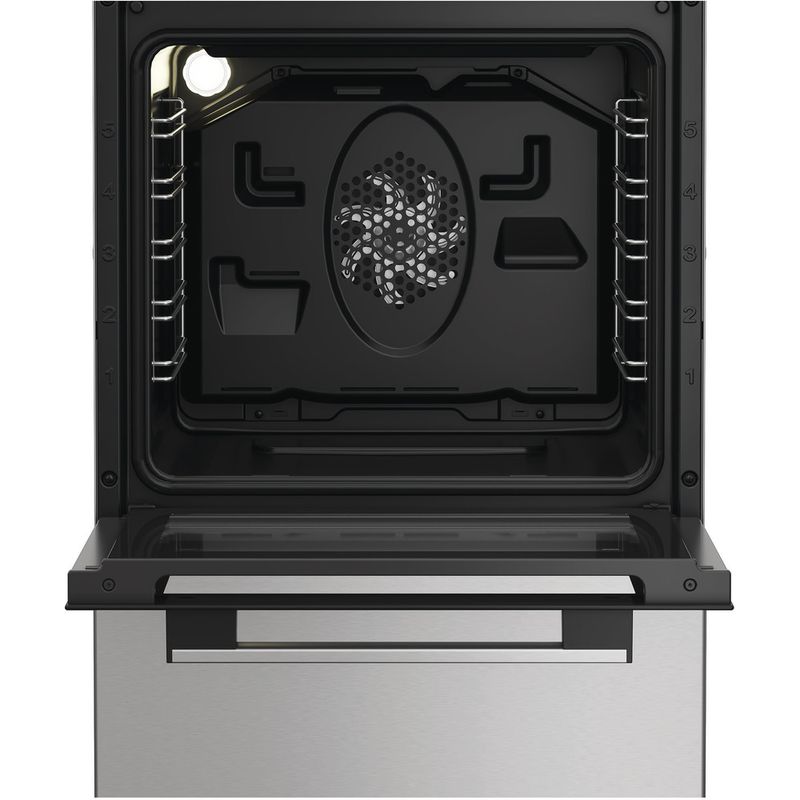 Whirlpool Kuchenka W5G8LMX Inox Gazowy Frontal open