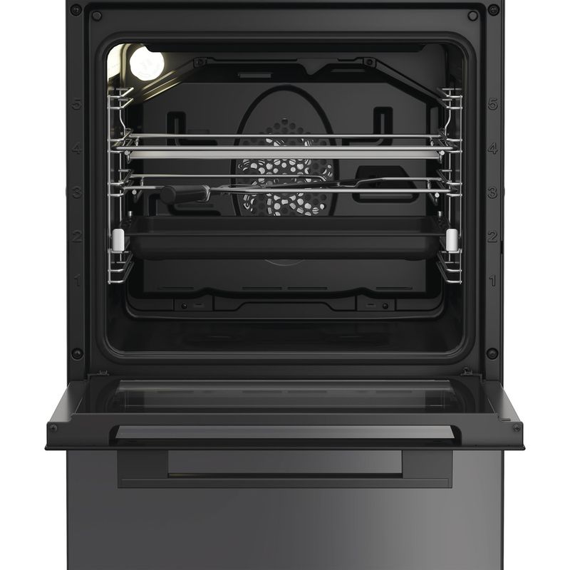 Whirlpool Kuchenka W5I8LCSTA Antracyt Elektryczny Lifestyle frontal open