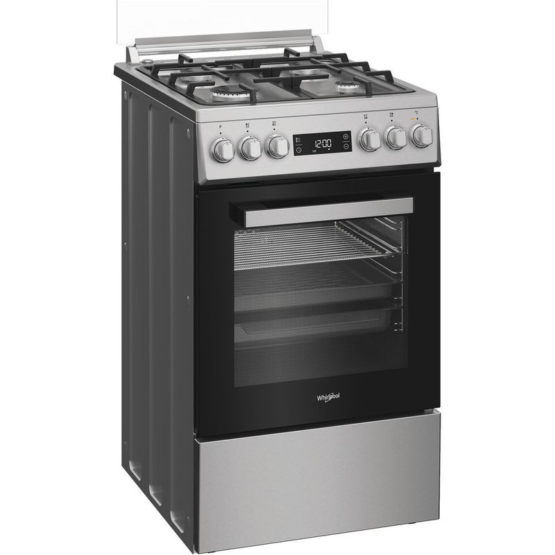 Whirlpool Kuchenka W5G8LMX Inox Gazowy Perspective