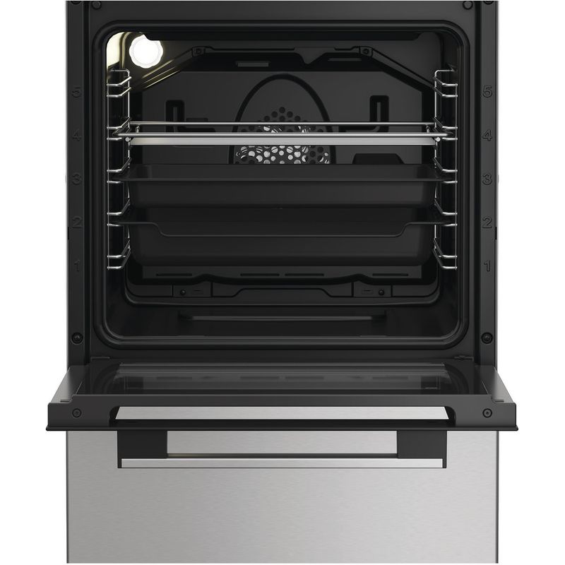 Whirlpool Kuchenka W5G8LMX Inox Gazowy Lifestyle frontal open