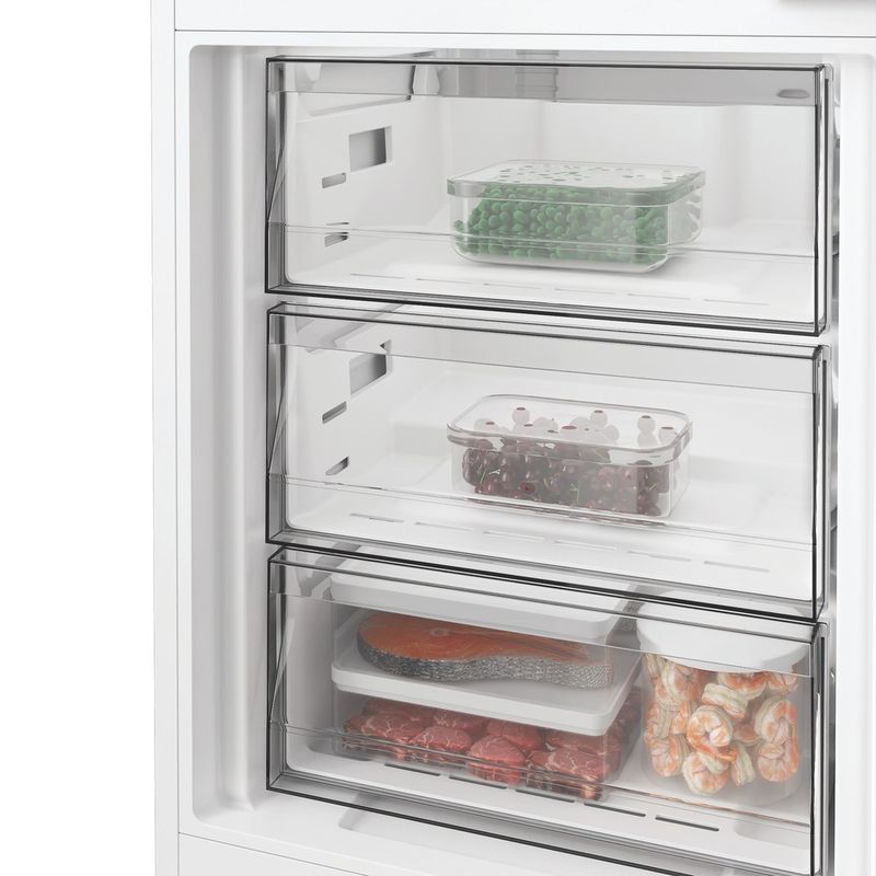 Whirlpool Lodówka z zamrażarką Do zabudowy WHK2 5322 B4E Zinc Metal Dwudrzwiow(y)a Lifestyle detail
