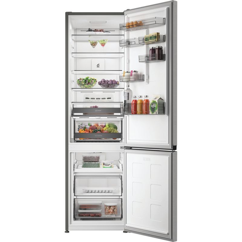 Whirlpool-Lodowka-z-zamrażarką-Wolnostojące-WHK-26413-X6EA1-ARC-764-Manhattan-Gray-Dwudrzwiow-y-a-Lifestyle-frontal-open