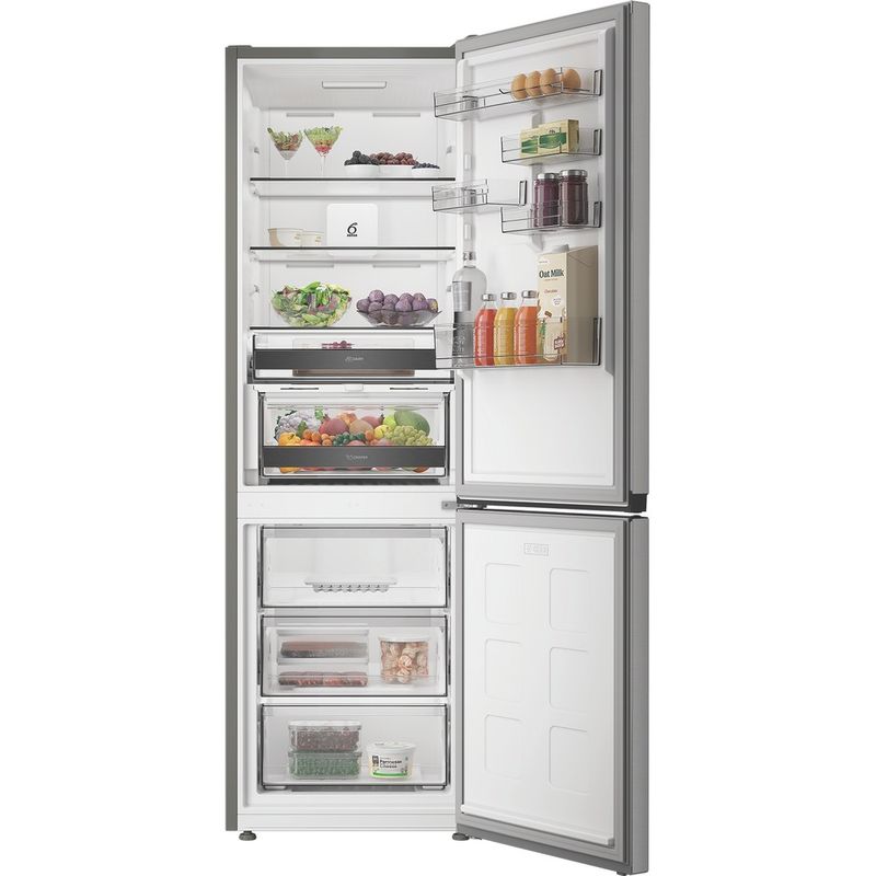 Whirlpool-Lodowka-z-zamrażarką-Wolnostojące-WHK-22372-X5EA1-ARC-764-Manhattan-Gray-Dwudrzwiow-y-a-Lifestyle-frontal-open