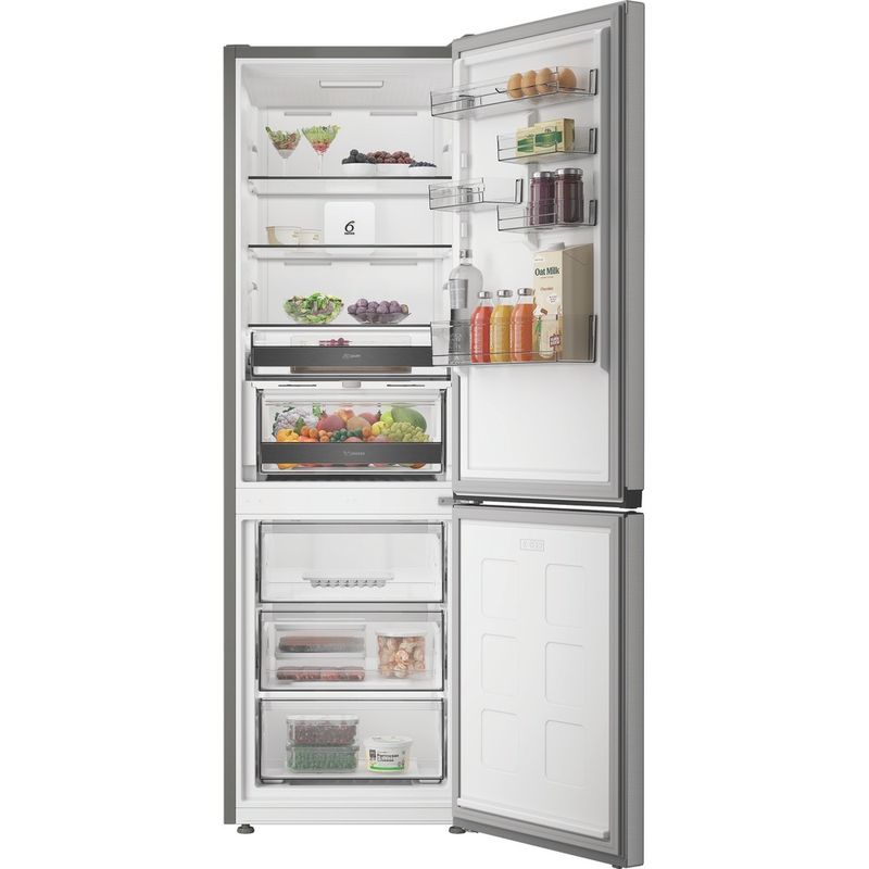 Whirlpool-Lodowka-z-zamrażarką-Wolnostojące-WHK-22373-X6EA-ARC-764-Manhattan-Gray-Dwudrzwiow-y-a-Lifestyle-frontal-open