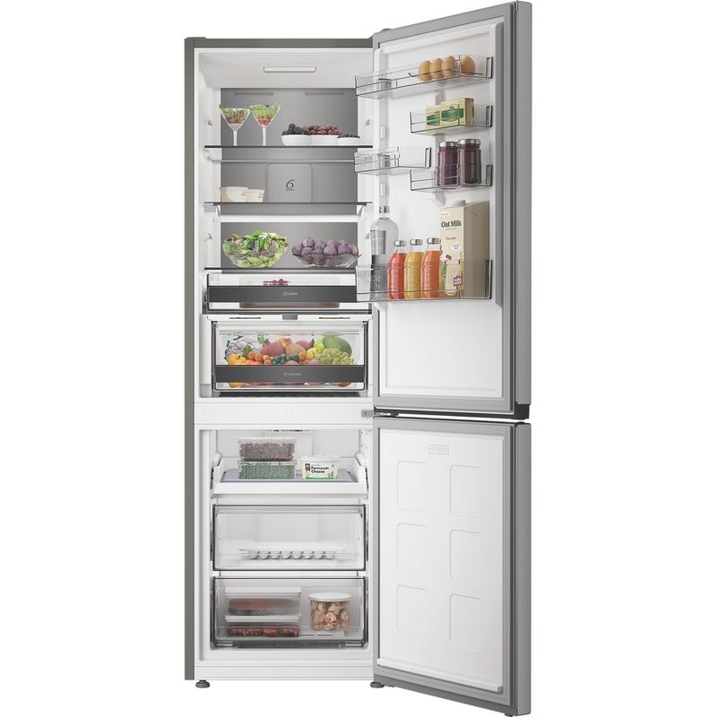 Whirlpool-Lodowka-z-zamrażarką-Wolnostojące-WHK-26372-X5EA1-ARC-764-Manhattan-Gray-Dwudrzwiow-y-a-Lifestyle-frontal-open