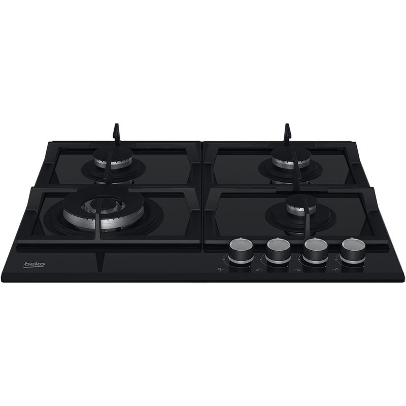 Beko-Płyta-grzejna-HILW-64235-S-Czarny-Gazowa-Frontal-top-down