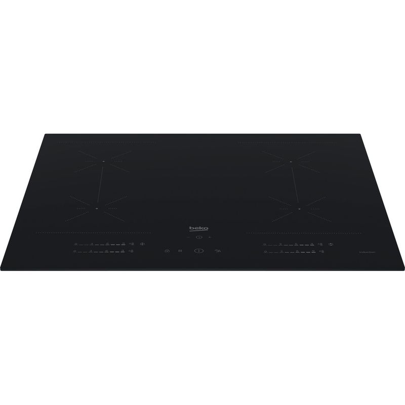 Beko-Płyta-grzejna-HII64720SUF2T-Czarny-Induction-vitroceramic-Frontal-top-down