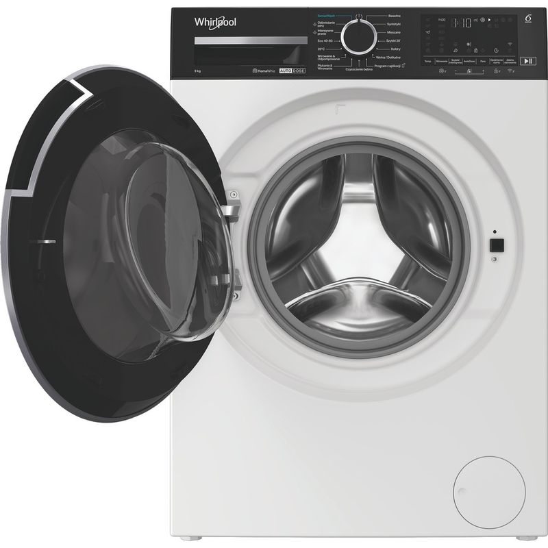 Whirlpool-Pralka-Wolnostojące-WPM-911W-ADS-PL-Biel-A-Frontal-open