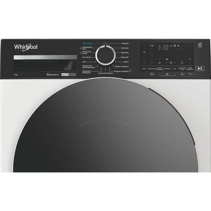 Whirlpool-Pralka-Wolnostojące-WPM-911W-ADS-PL-Biel-A-Control-panel