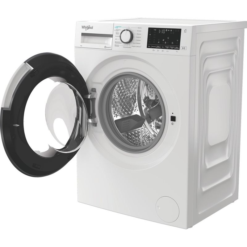Whirlpool-Pralka-Wolnostojące-WAM-87W-PL-Biel-Ładowany-od-frontu-A-Perspective-open