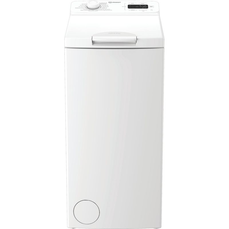 Indesit-Pralka-Wolnostojące-TI512EMTPL-Biel-Ładowana-od-gory-B-Frontal
