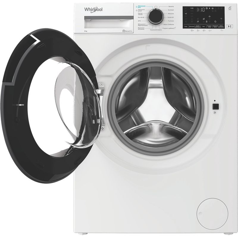 Whirlpool-Pralka-Wolnostojące-WAM-87WB-PL-Biel-Ładowany-od-frontu-A-Frontal-open