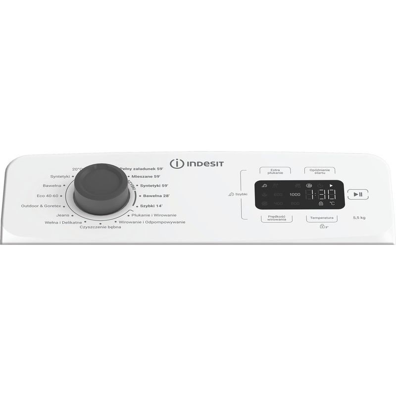 Indesit-Pralka-Wolnostojące-TI5513EGMTPL-Biel-Ładowana-od-gory-C-Program