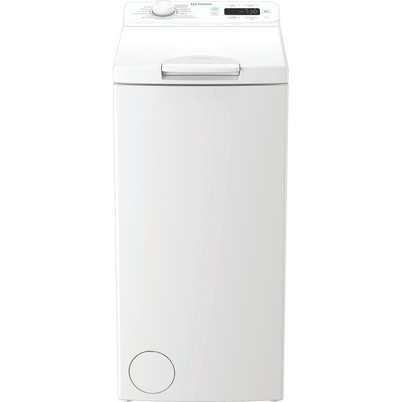 Indesit-Pralka-Wolnostojące-TI612EPGPL-Biel-Ładowana-od-gory-B-Frontal