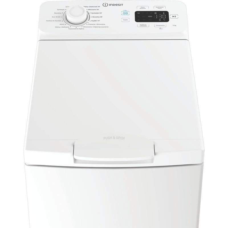 Indesit-Pralka-Wolnostojące-TI612EPGPL-Biel-Ładowana-od-gory-B-Control-panel