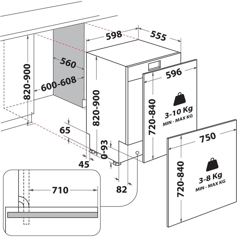 Whirlpool-Zmywarka-Do-zabudowy-WH8IB15AMPTS-Zintegrowane-B-Technical-drawing