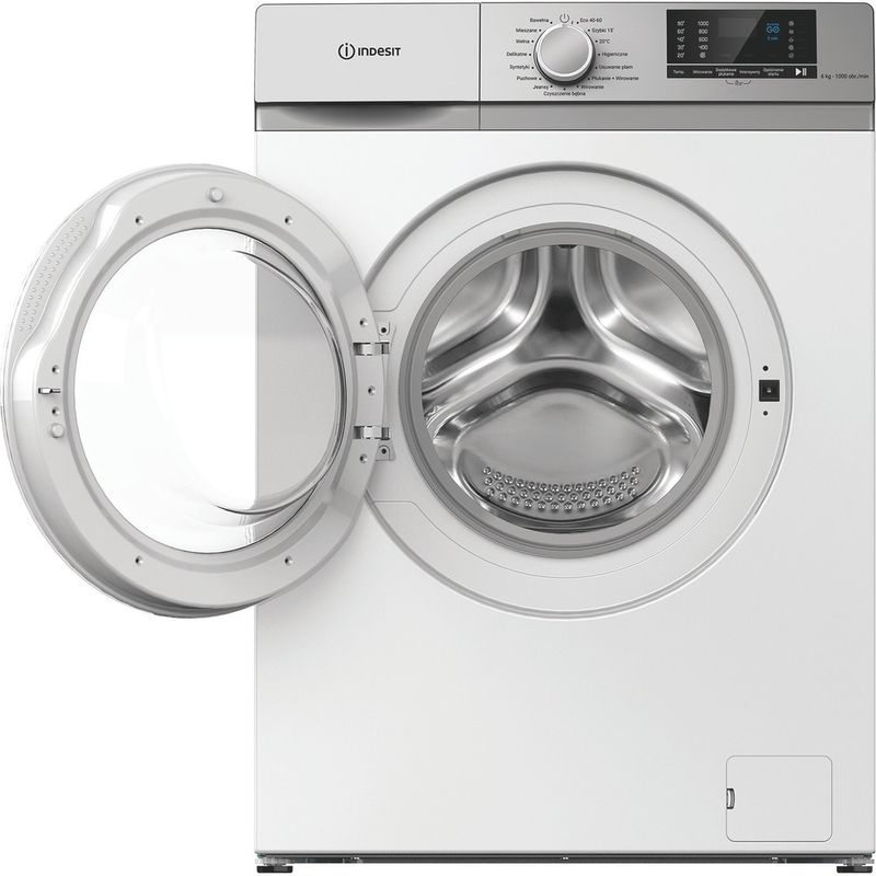 Indesit-Pralka-Wolnostojące-IMA630PL-Biel-Ładowany-od-frontu-D-Frontal-open